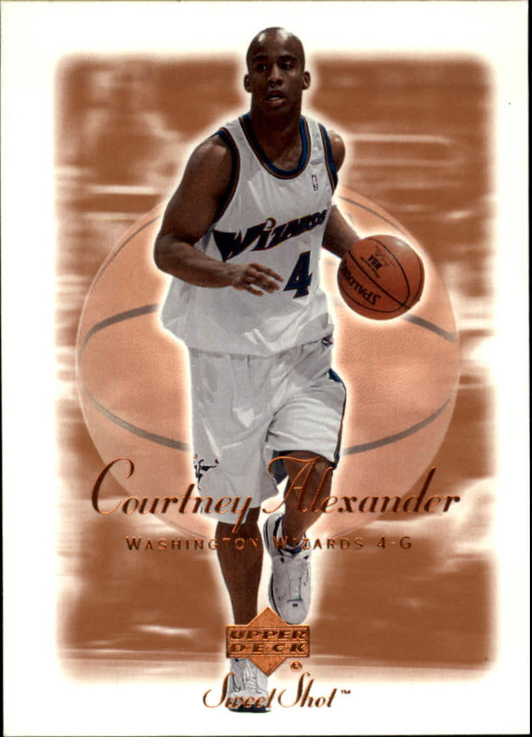 2001-02 Sweet Shot #89 Courtney Alexander