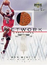 2001-02 Sweet Shot Network Executives #RMN Ron Mercer