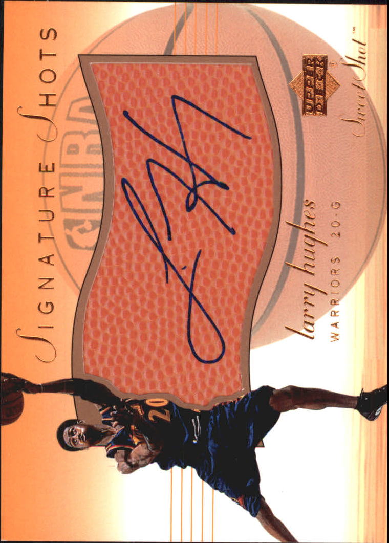 2001-02 Sweet Shot Signature Shots #LHS Larry Hughes