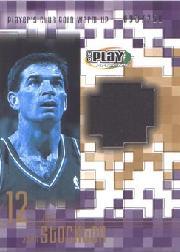2001-02 Upper Deck Playmakers PC Warm Up Gold #STGW John Stockton