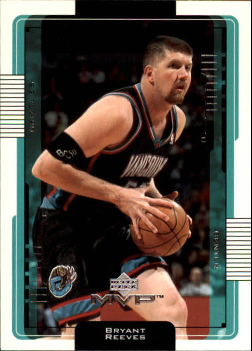 2001-02 Upper Deck MVP #180 Bryant Reeves
