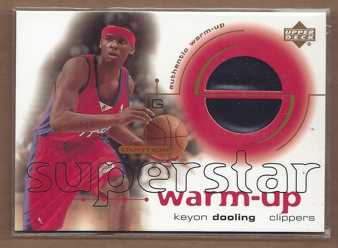 2001-02 Upper Deck Ovation Superstar Warm-Ups #KD Keyon Dooling