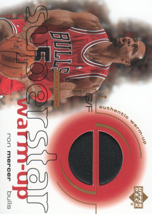 2001-02 Upper Deck Ovation Superstar Warm-Ups #RM Ron Mercer
