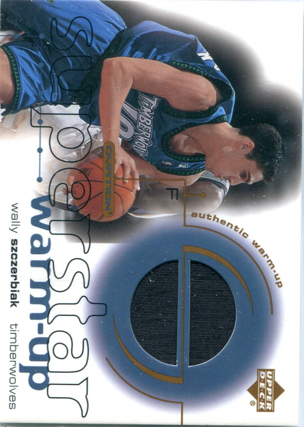 2001-02 Upper Deck Ovation Superstar Warm-Ups #WS Wally Szczerbiak