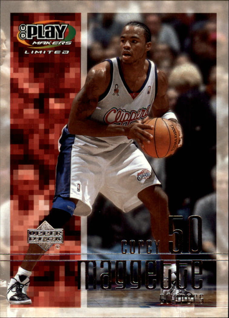 2001-02 Upper Deck Playmakers #37 Corey Maggette