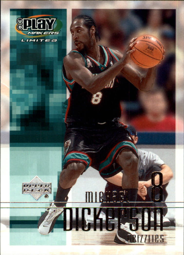 2001-02 Upper Deck Playmakers #46 Michael Dickerson