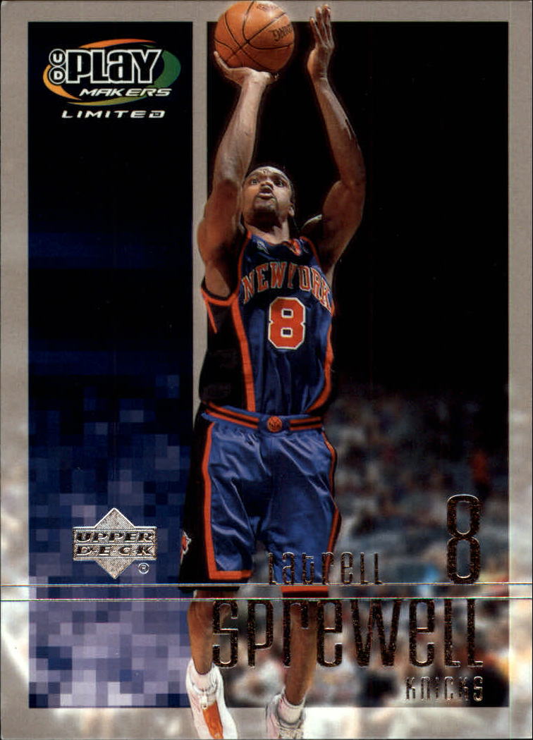 2001-02 Upper Deck Playmakers #63 Latrell Sprewell