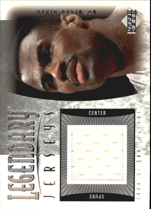 2001-02 Upper Deck Legends Legendary Jerseys #DAJ David Robinson