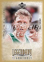 2001-02 Upper Deck Legends Legendary Signatures #LB Larry Bird SP