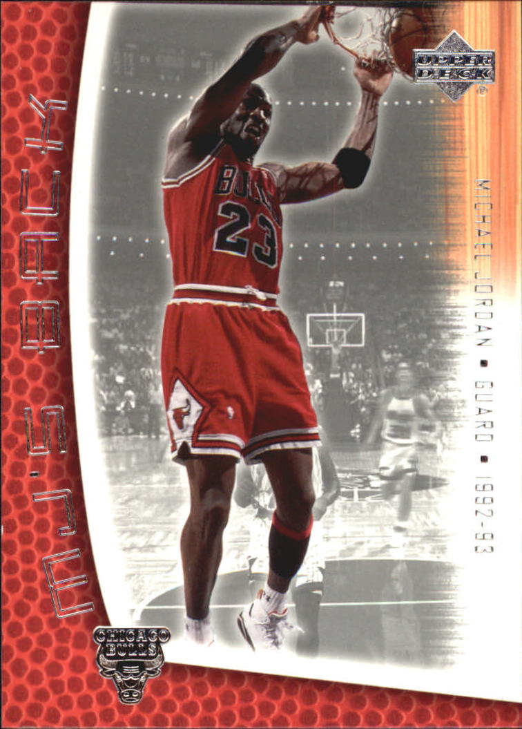 2001-02 Upper Deck MJ's Back #MJ19 Michael Jordan/Bullet Points/Bio