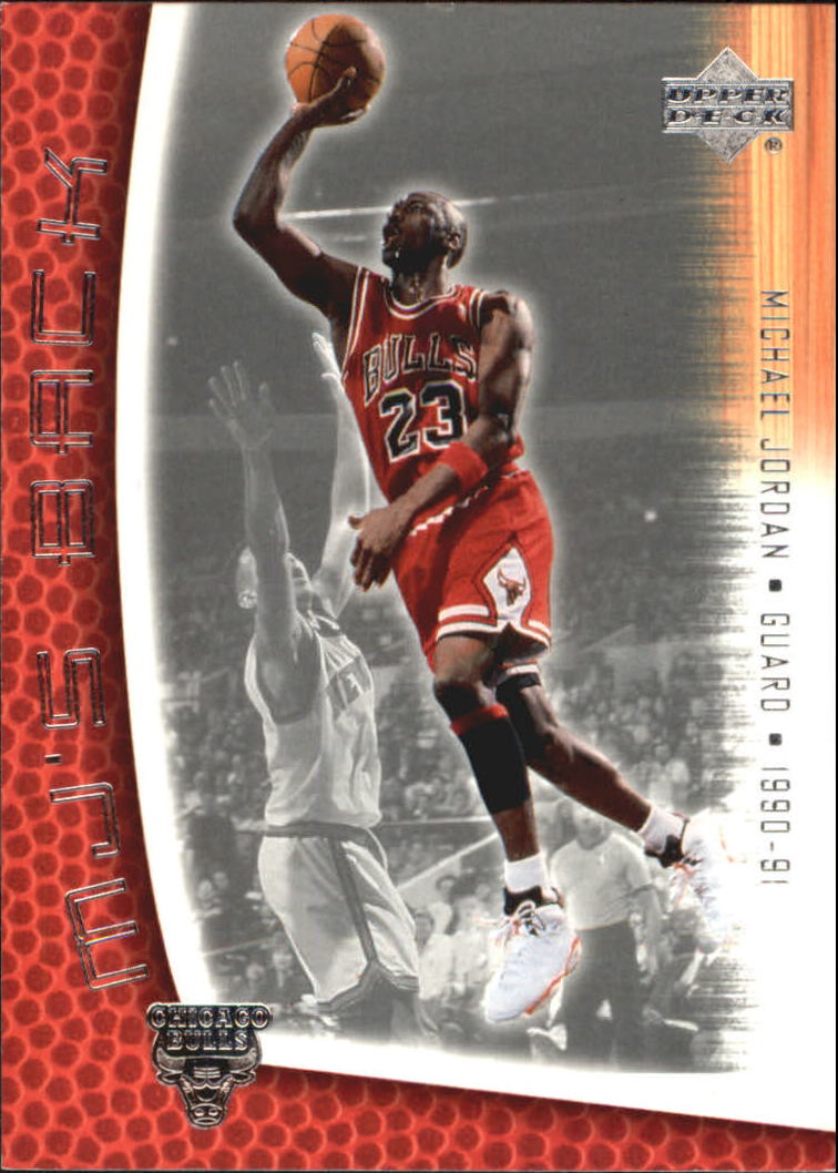 2001-02 Upper Deck MJ's Back #MJ63 Michael Jordan/Bullet Points/Bio