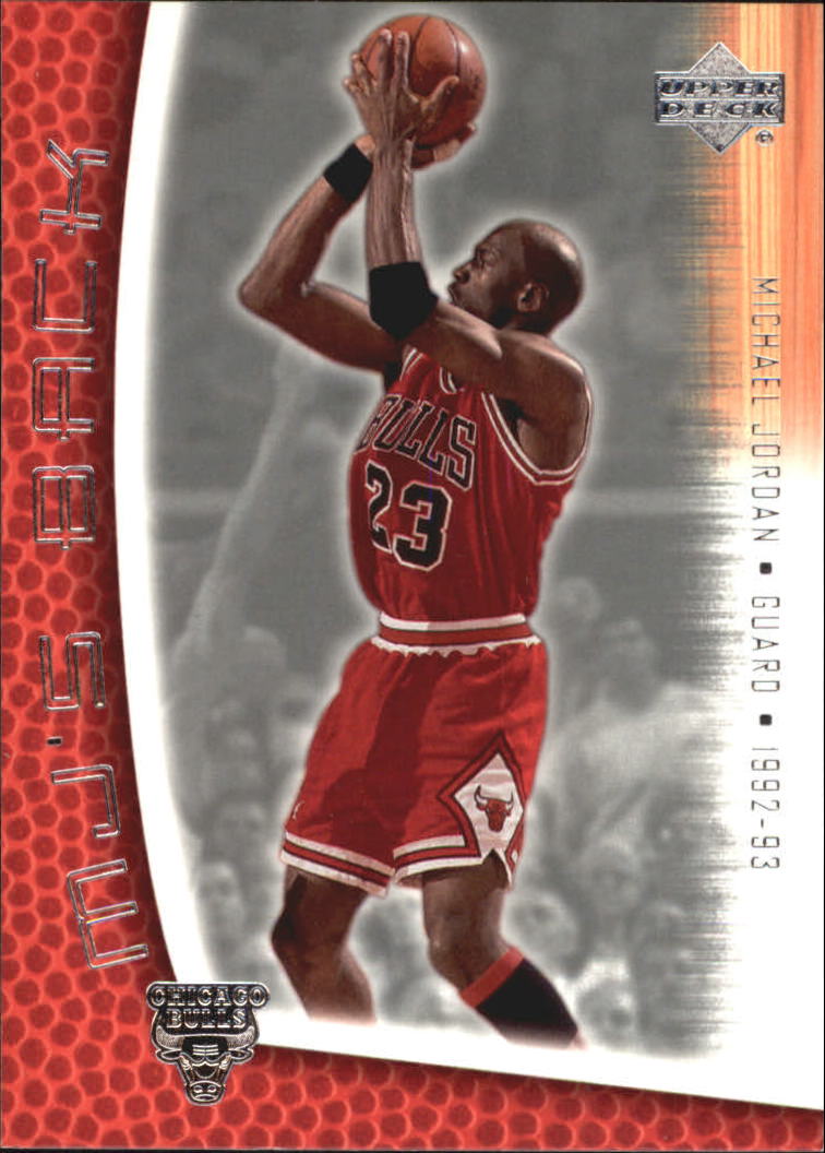 2001-02 Upper Deck MJ's Back #MJ75 Michael Jordan/Bullet Points/Bio