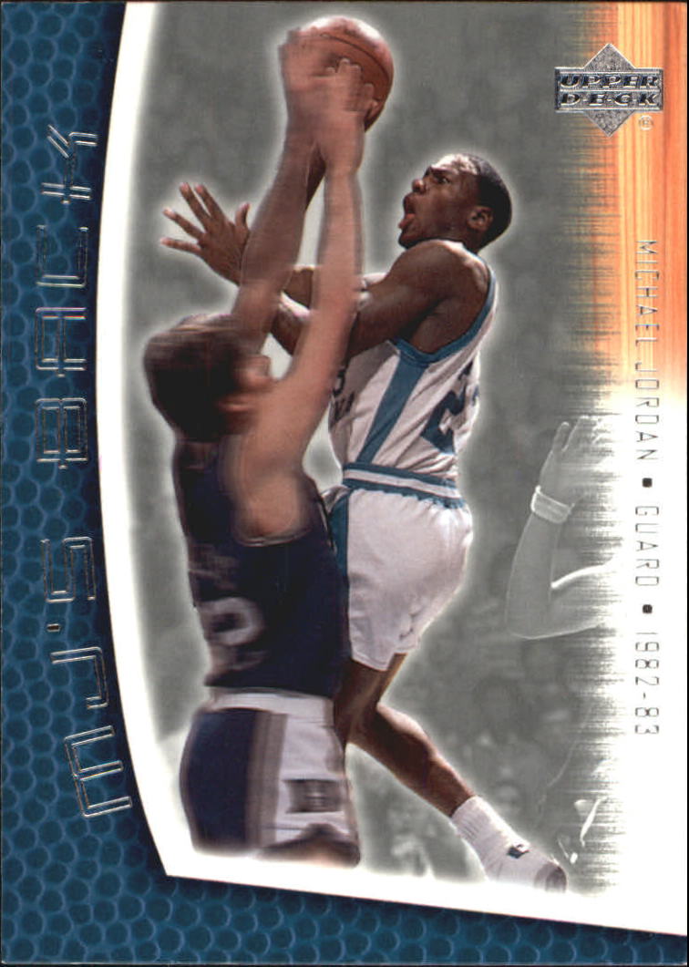 2001-02 Upper Deck MJ's Back #MJ77 Michael Jordan/Bullet Points/Bio