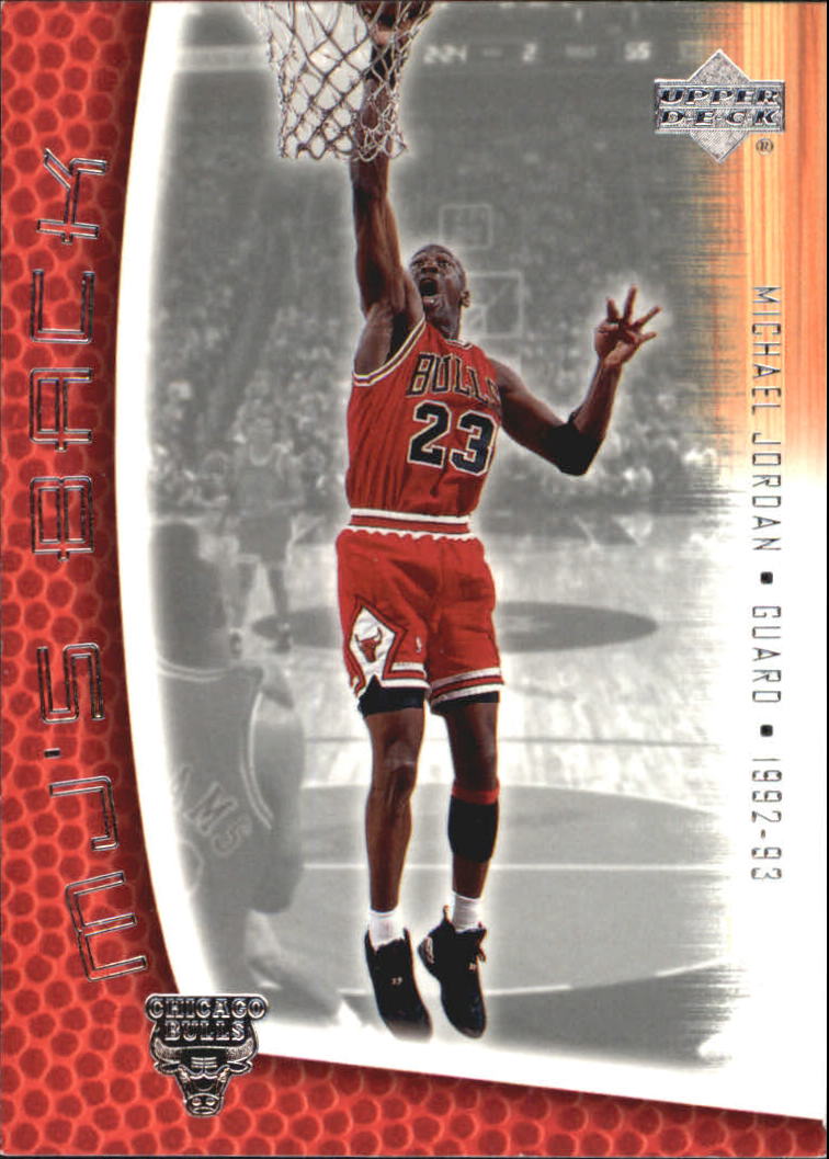 2001-02 Upper Deck MJ's Back #MJ87 Michael Jordan/Bullet Points/Bio