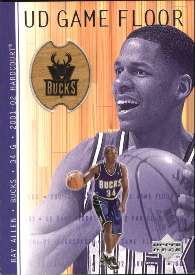 2001-02 Upper Deck Hardcourt UD Game Floor #RA Ray Allen