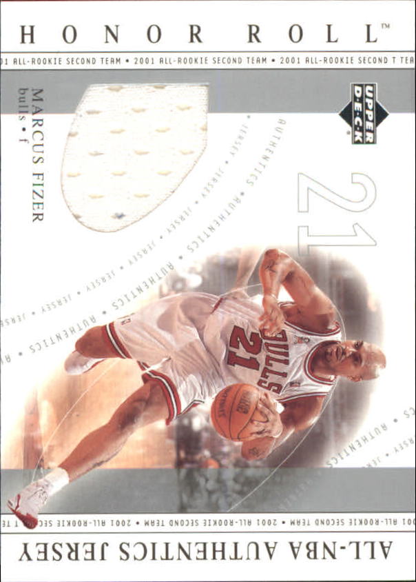2001-02 Upper Deck Honor Roll All-NBA Authentic Jerseys #15 Marcus Fizer