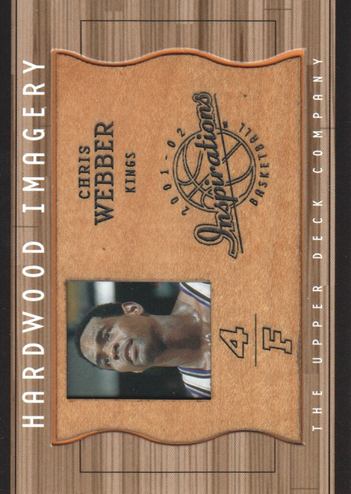 2001-02 Upper Deck Inspirations Hardwood Imagery #CW Chris Webber