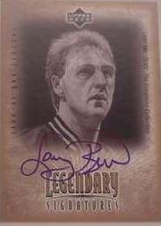 2001-02 Upper Deck Legends Fiorentino Collection Autographs #LB Larry Bird/33*