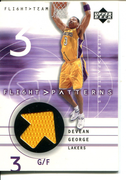 2001-02 Upper Deck Flight Team Flight Patterns #DG Devean George