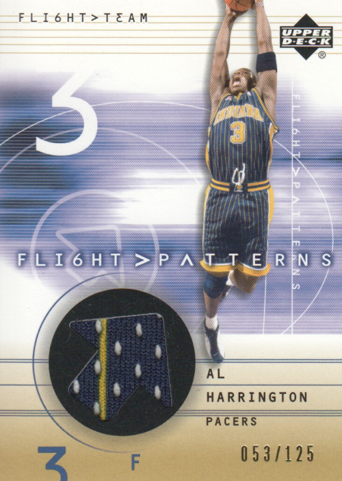 2001-02 Upper Deck Flight Team Flight Patterns Gold #AL Al Harrington