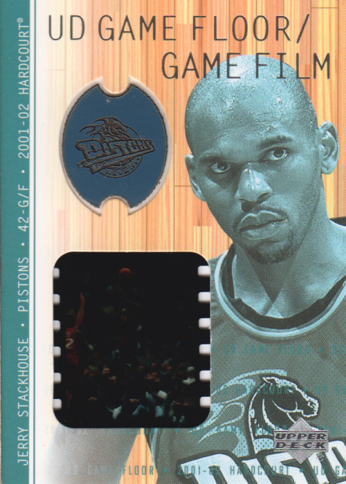 2001-02 Upper Deck Hardcourt UD Game Film/Floor #JSF Jerry Stackhouse