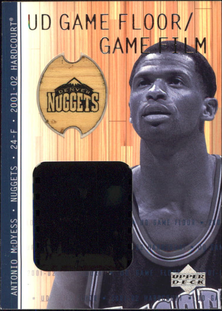 2001-02 Upper Deck Hardcourt UD Game Film/Floor #MCF Antonio McDyess