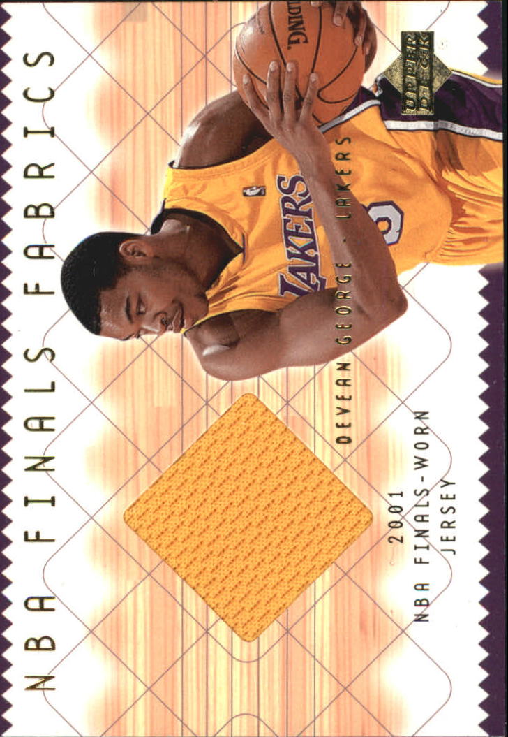 2001-02 Upper Deck NBA Finals Fabrics #DGF Devean George
