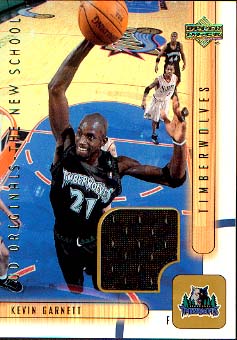 2001-02 Upper Deck UD Originals Jerseys #KGO Kevin Garnett