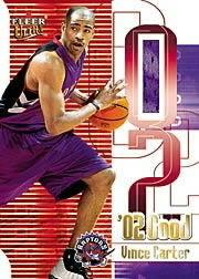 2001-02 Ultra 02 Good Game Worn #1 Vince Carter