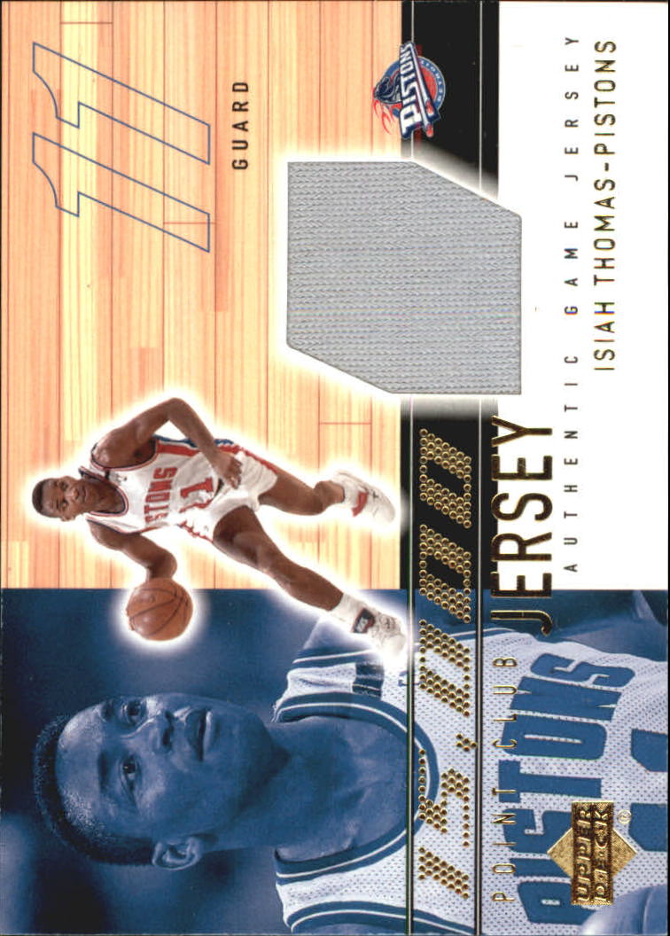 2001-02 Upper Deck 15000 Point Club Jerseys #IT15K Isiah Thomas