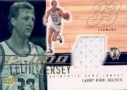 2001-02 Upper Deck 15000 Point Club Jerseys #LB15K Larry Bird