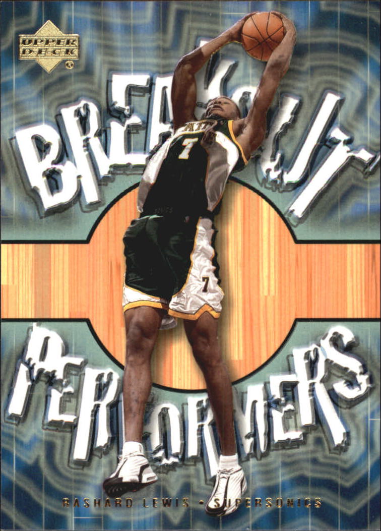 2001-02 Upper Deck Breakout Performers #BP5 Rashard Lewis