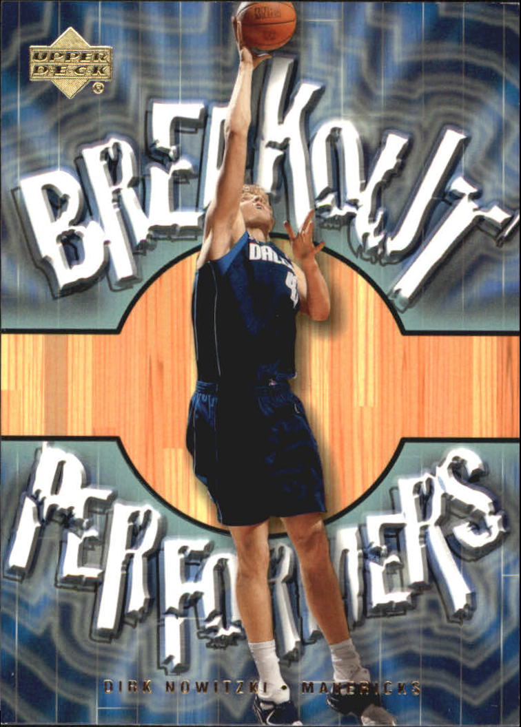 2001-02 Upper Deck Breakout Performers #BP13 Dirk Nowitzki