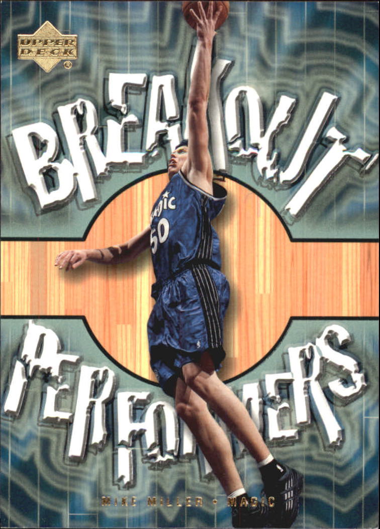 2001-02 Upper Deck Breakout Performers #BP14 Mike Miller