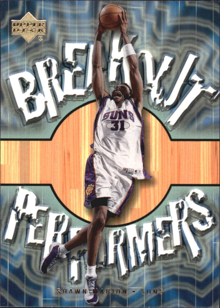 2001-02 Upper Deck Breakout Performers #BP15 Shawn Marion