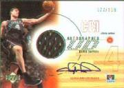 2001-02 Upper Deck Game Jerseys Autographs 1 #CHA Chris Mihm