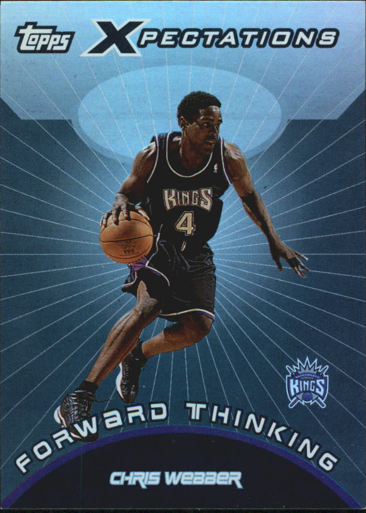 2001-02 Topps Xpectations Forward Thinking #FT1 Chris Webber
