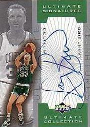 2001-02 Ultimate Collection Signatures #LBA Larry Bird