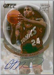 2001-02 Topps TCC Autographs #CCADM Desmond Mason