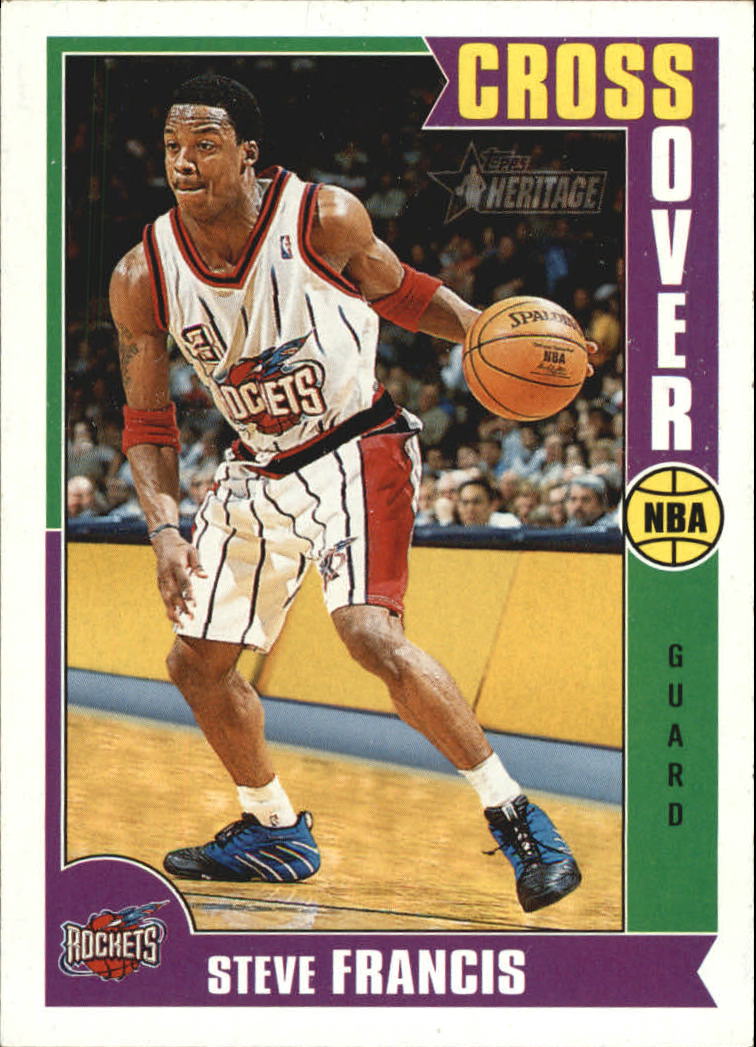 2001-02 Topps Heritage Crossover #2 Steve Francis