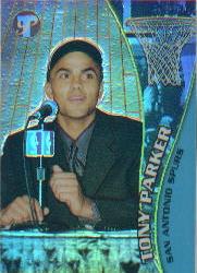 2001-02 Topps Pristine Refractors #108 Tony Parker