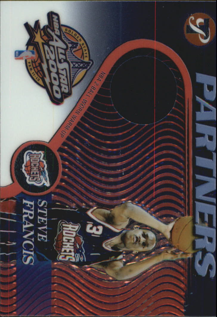 2001-02 Topps Pristine Partners #PASF Steve Francis