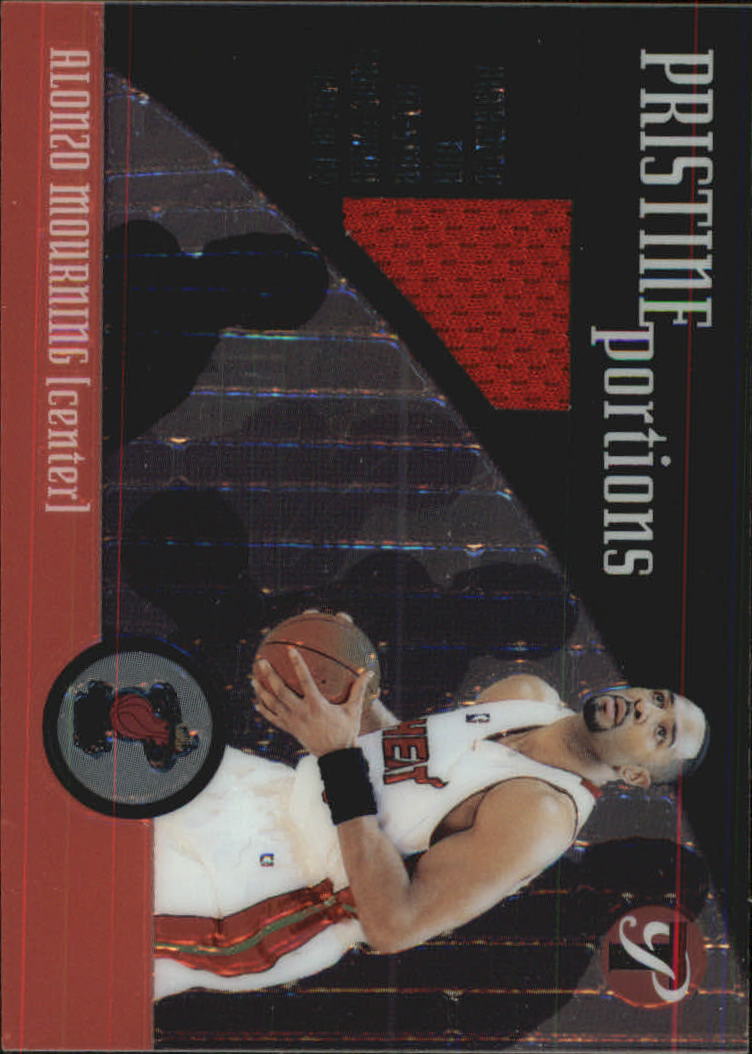 2001-02 Topps Pristine Portions #PPAM Alonzo Mourning