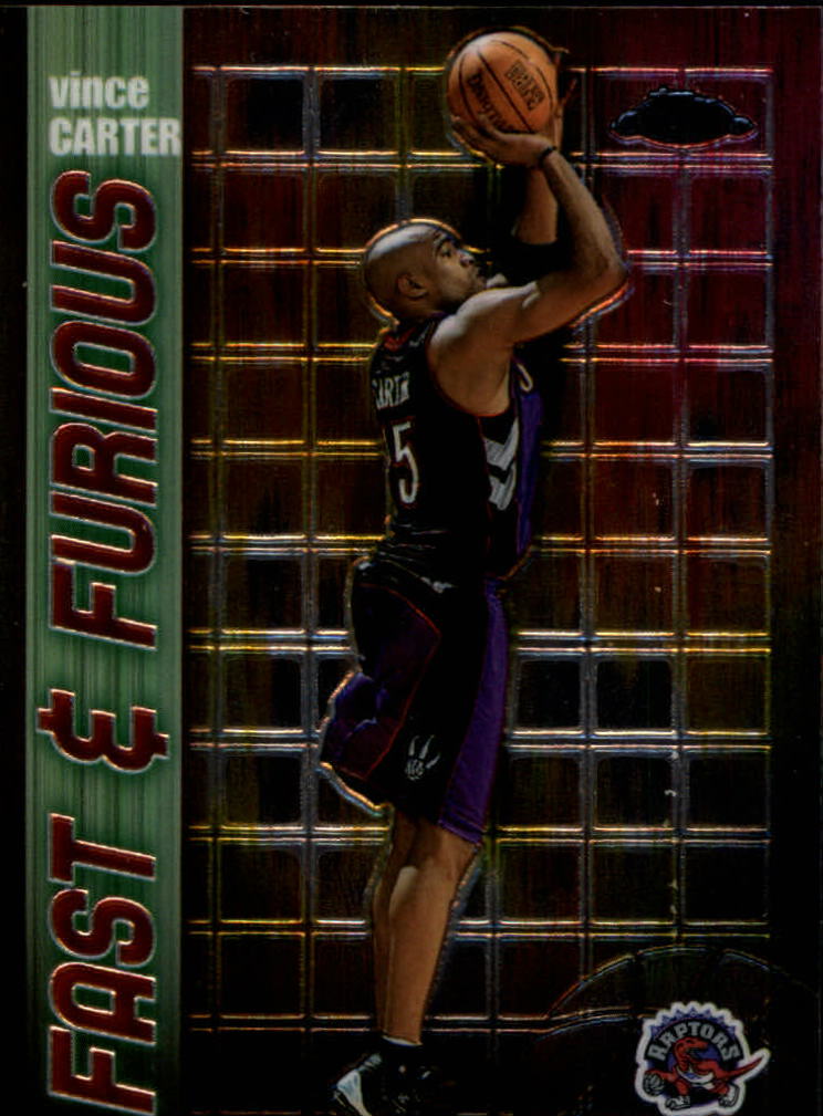 2001-02 Topps Chrome Fast and Furious #FF4 Vince Carter