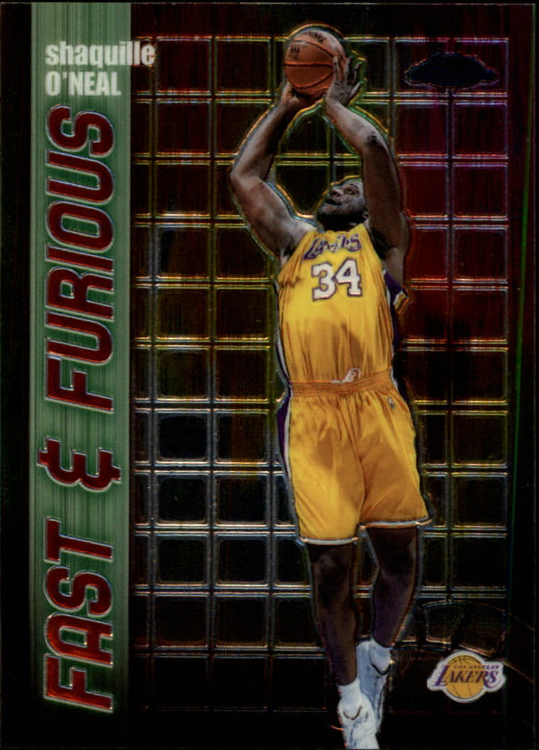 2001-02 Topps Chrome Fast and Furious #FF8 Shaquille O'Neal