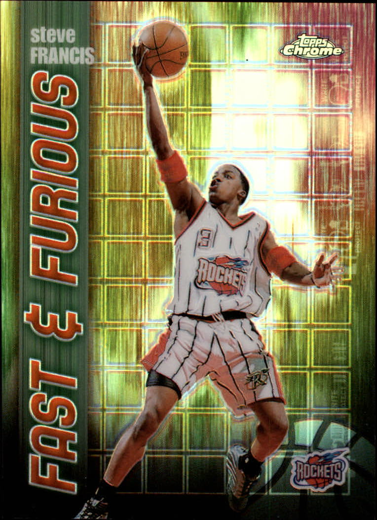 2001-02 Topps Chrome Fast and Furious Refractors #FF1 Steve Francis