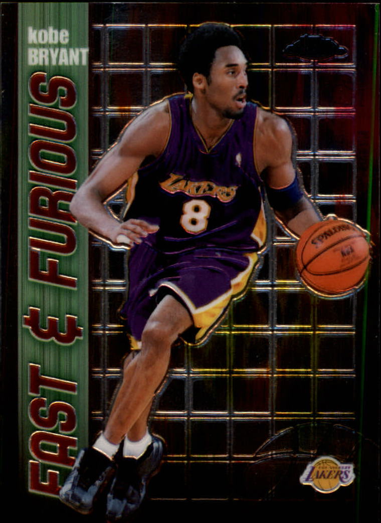 2001-02 Topps Chrome Fast and Furious Refractors #FF6 Kobe Bryant