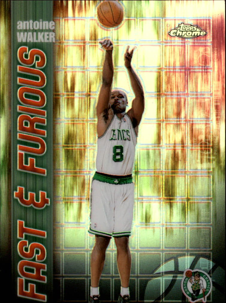 2001-02 Topps Chrome Fast and Furious Refractors #FF12 Antoine Walker