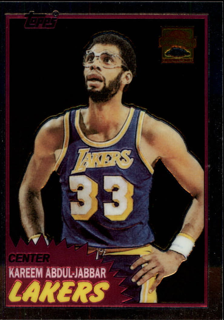 2001-02 Topps Chrome Kareem Abdul-Jabbar Reprints #13 Kareem Abdul-Jabbar