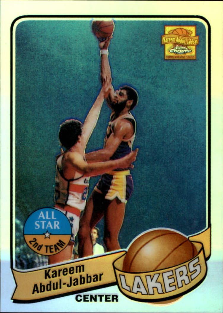 2001-02 Topps Chrome Kareem Abdul-Jabbar Reprints Refractors #11 Kareem Abdul-Jabbar